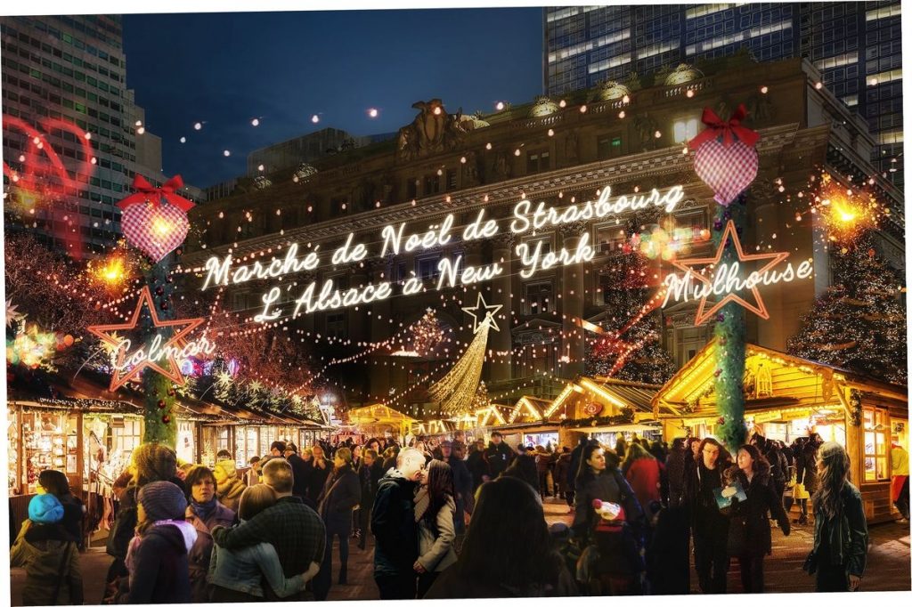 Il Mercatino Di Natale Di Strasburgo A New York Office De Tourisme De Strasbourg Et Sa Region